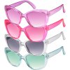 Mädchen Kinder Sonnenbrille 4 Farben Cat-Eye Stil