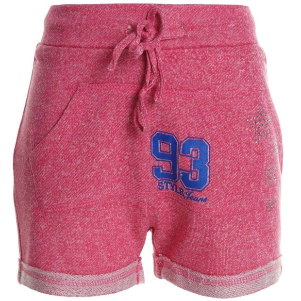 Mädchen Capri Stoff Shorts Pink 128