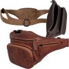 Herren Vintage Bauchtasche aus Echtleder