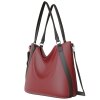 Stilvoller Veganer Damen Kunstleder Shopper Bag...