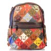 Echtleder Patchwork Rucksack City Bag