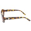 Damen Polarisierende Sonnen Brille Oval Leoparde