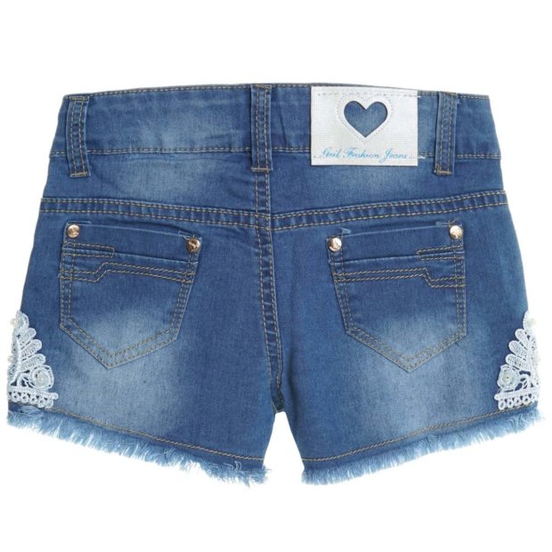 Mädchen Jeans Shorts Blau 104