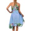 Mädchen Sommer Kleid Blau 128