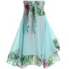 Mädchen Sommer Kleid Grün 116