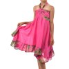 Mädchen Sommer Kleid Pink 164