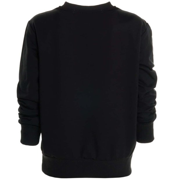 Kinder Sweatshirt Pullover Schwarz 104