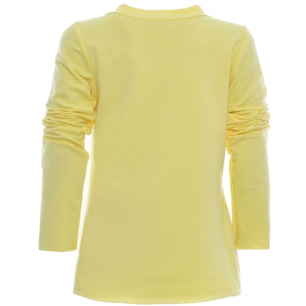 Mädchen Wende Pailletten Shirt Gelb 152
