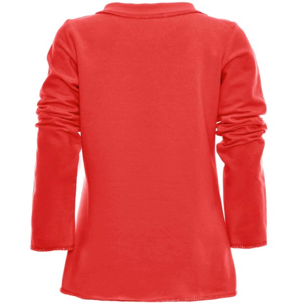 Mädchen Wende Pailletten Shirt Rot 152